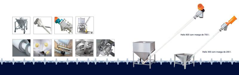 Transportador helicoidal da MHS Industria e Comércio